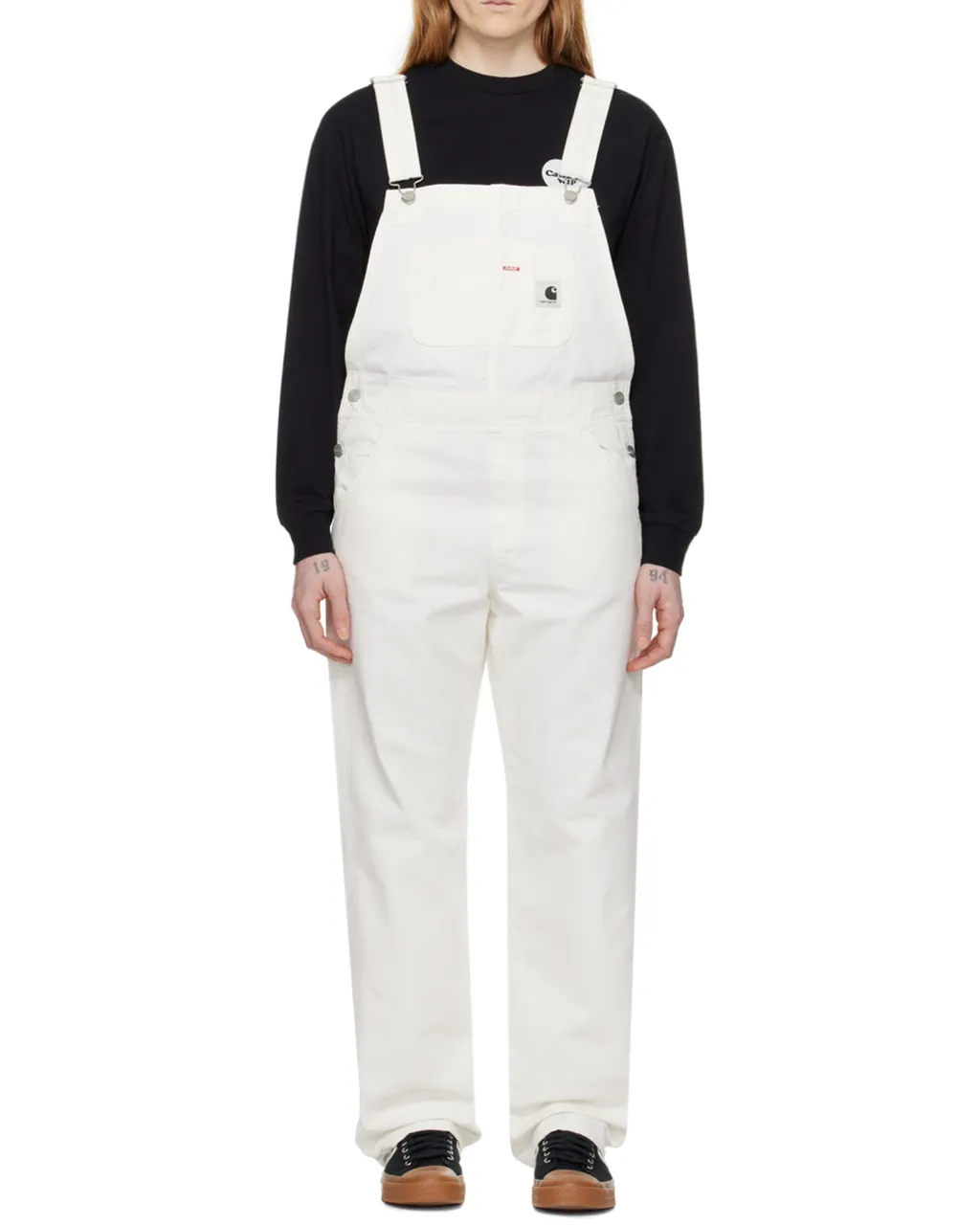 Straight-Leg Canvas Dungarees