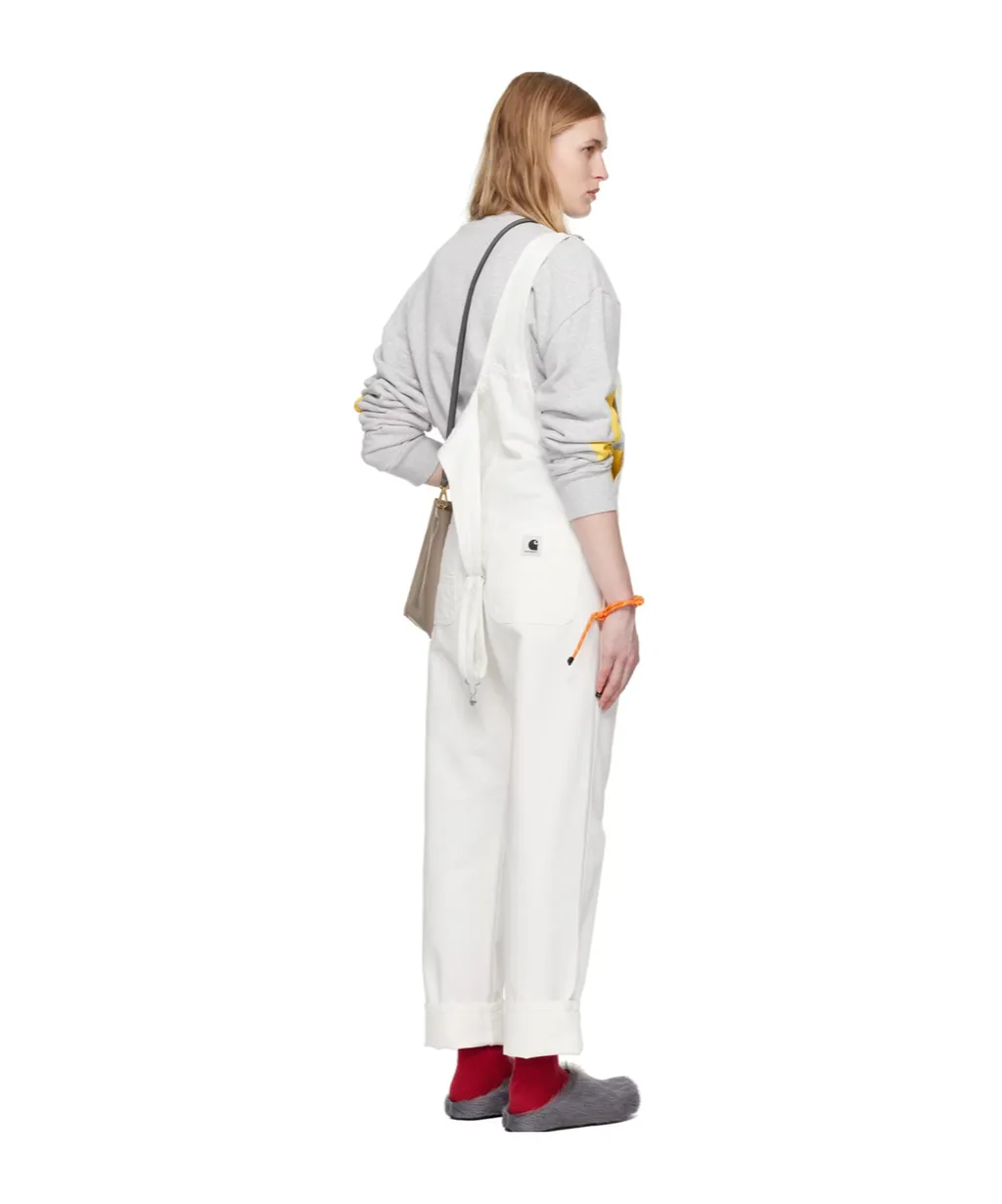 Straight-Leg Canvas Dungarees