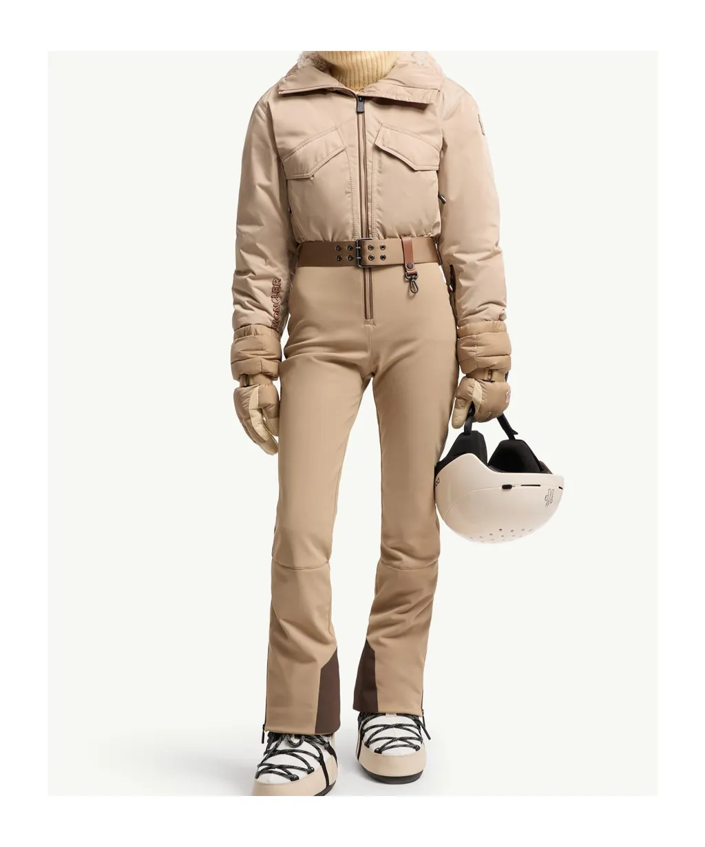Hooded Down Ski Jumpsuit