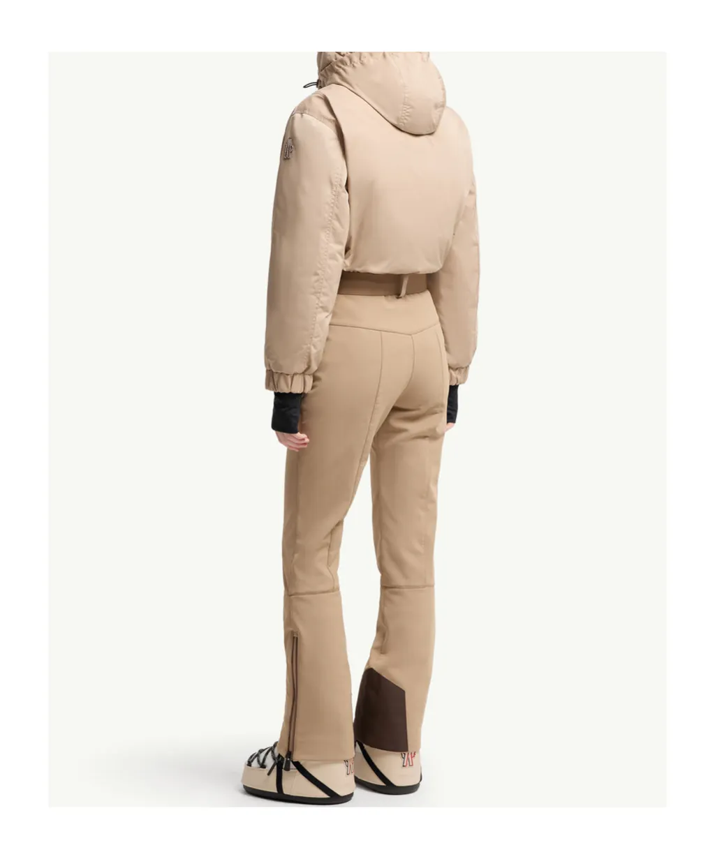 Hooded Down Ski Jumpsuit