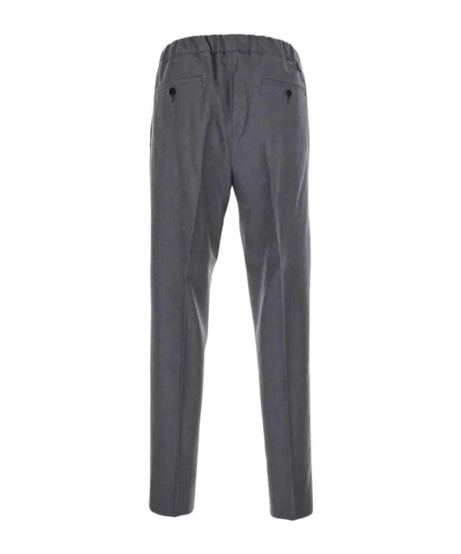Elastic Waist Relaxed Pants