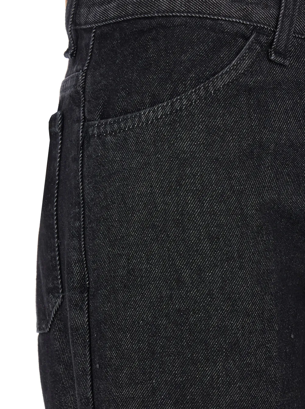 Belt Loop Denim Trousers