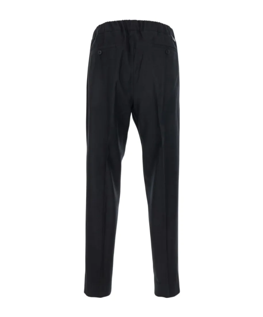 Elastic Waist Relaxed Pants