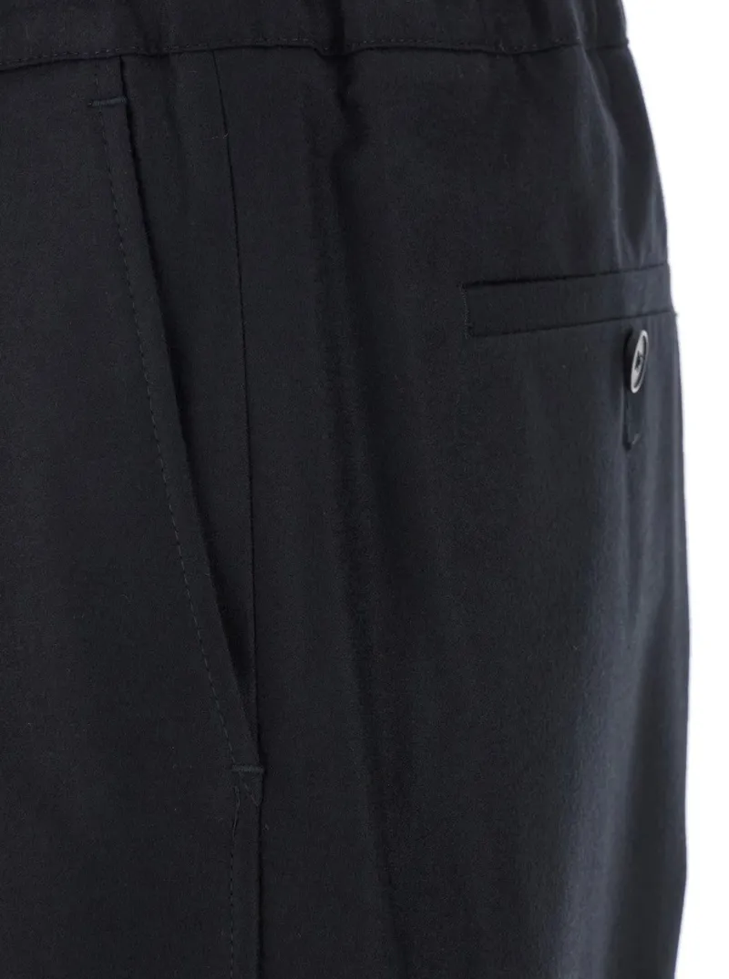 Elastic Waist Relaxed Pants