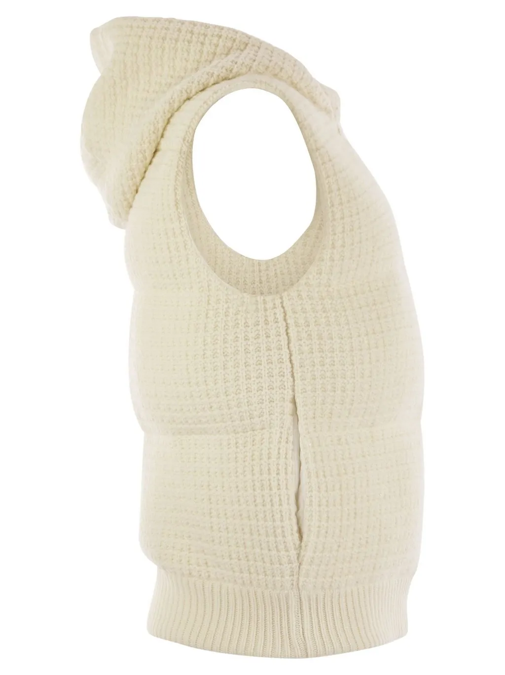 Embellished Zipped Hooded Gilet