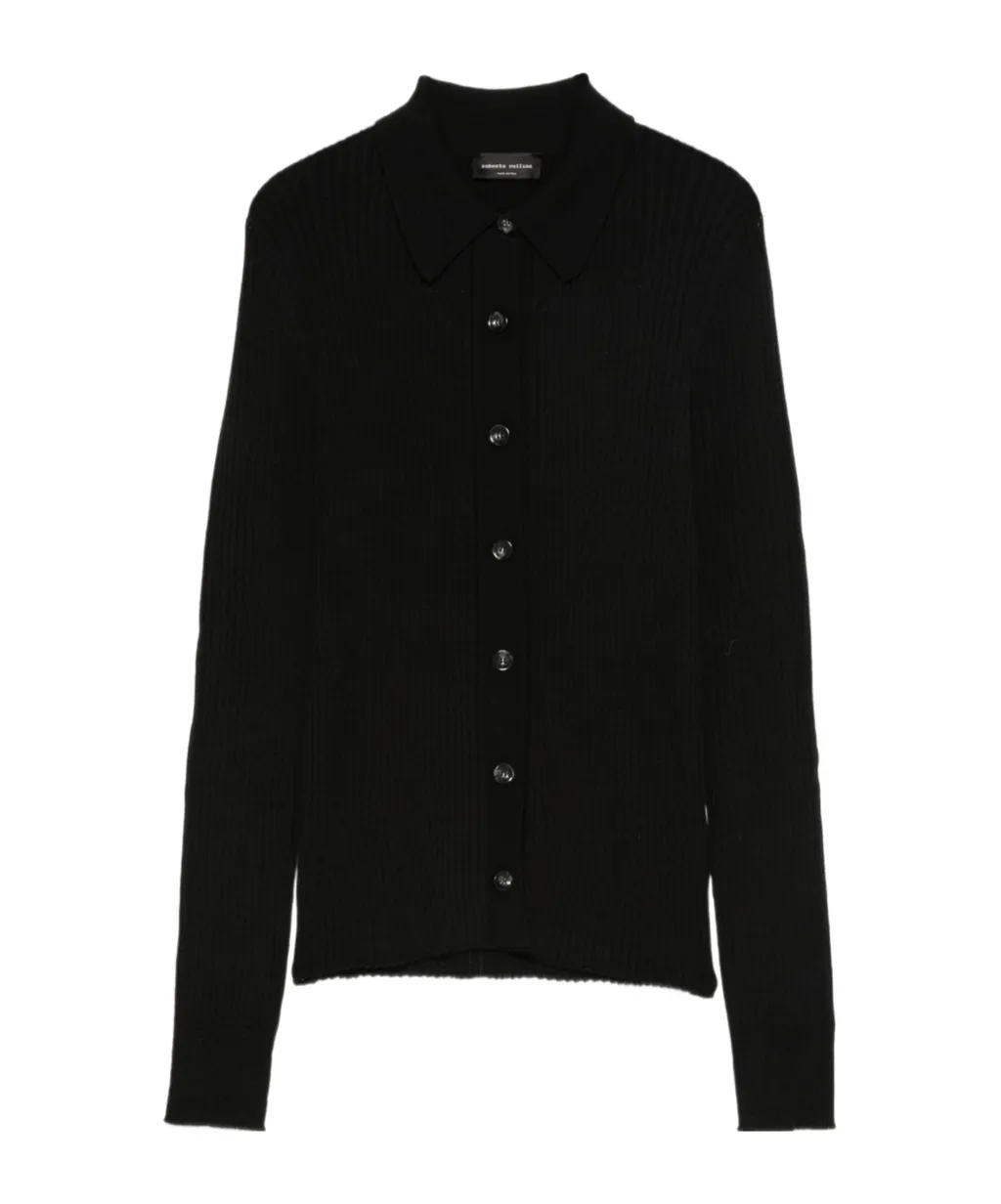 Knitted Merino-Wool Shirt