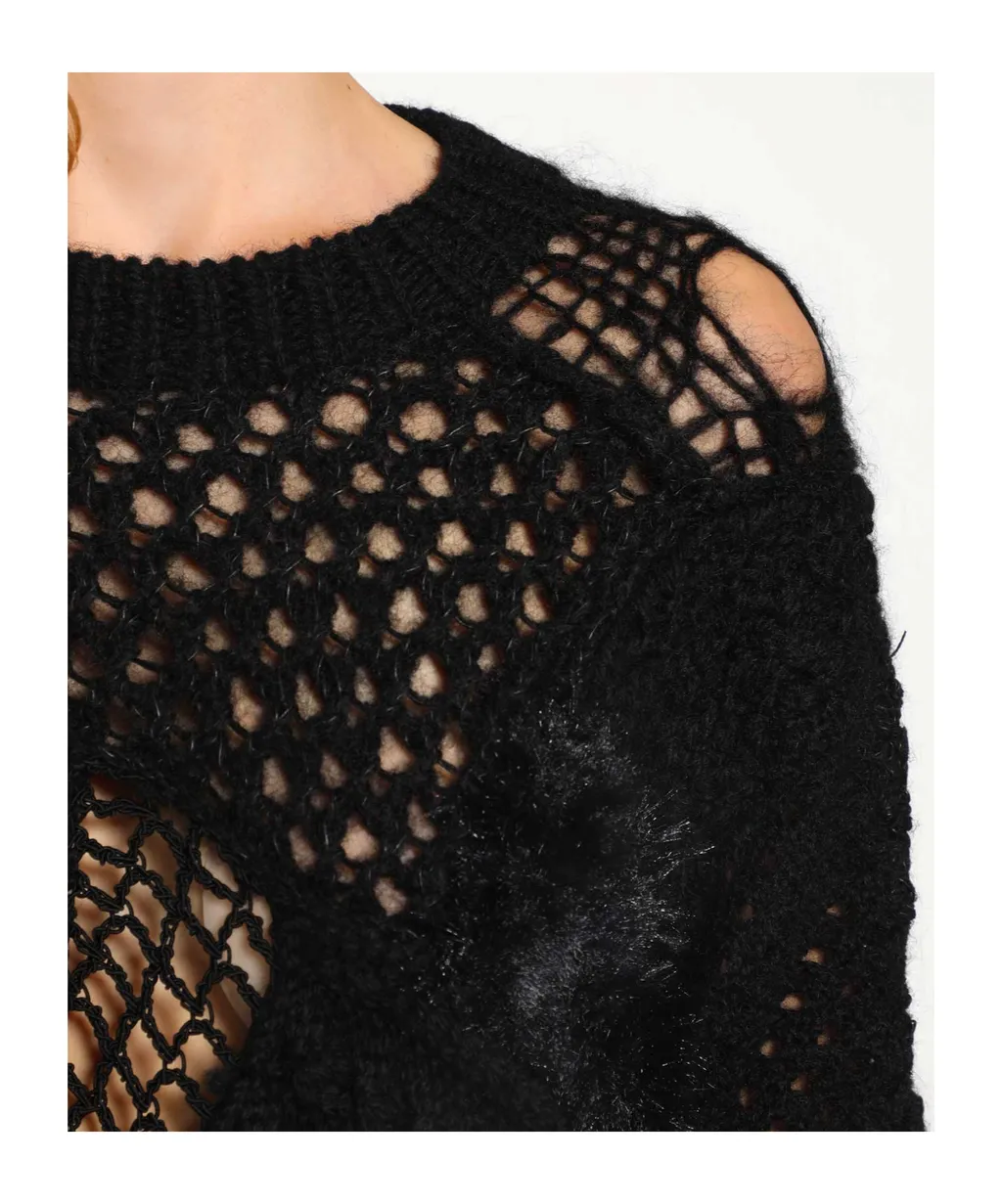 Open-Knit Sweater