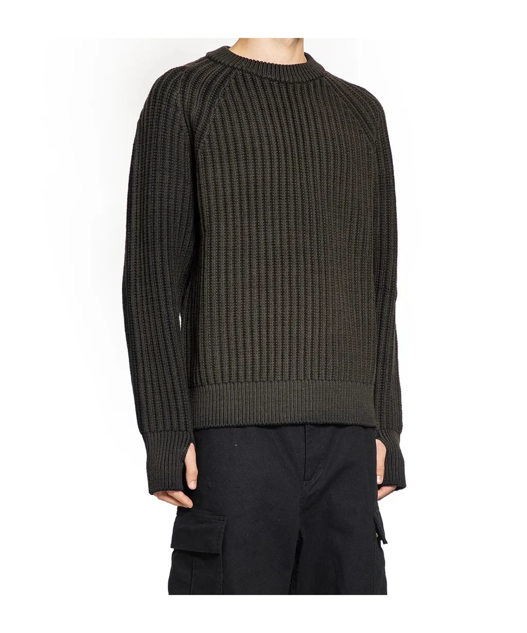 Ribbed-Knit Sweater
