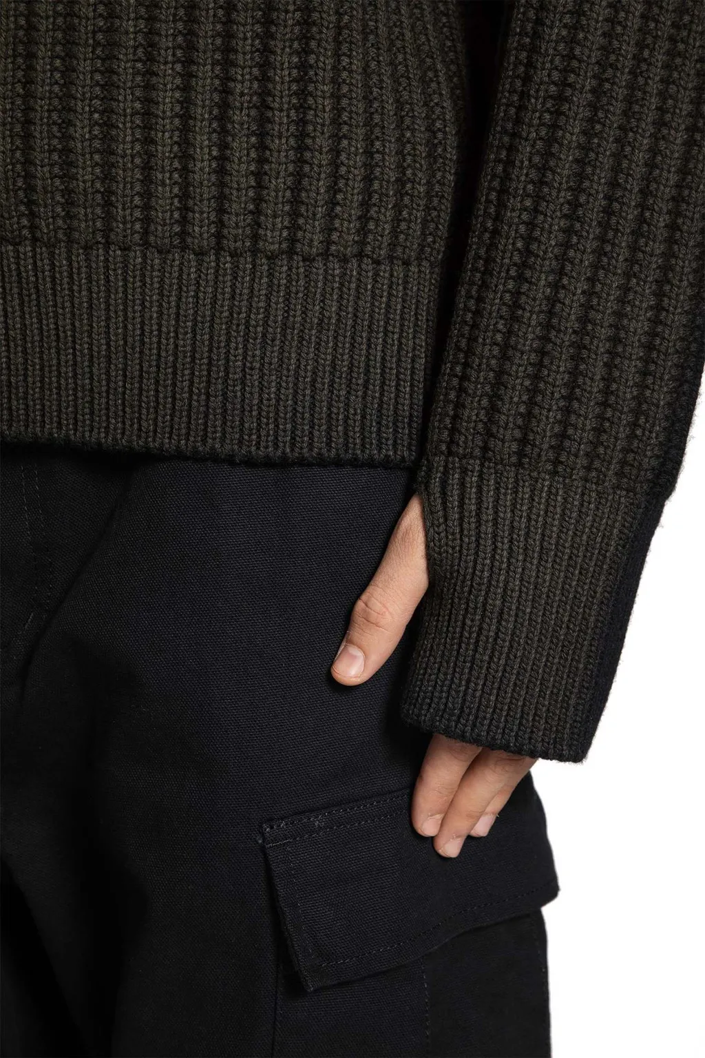 Ribbed-Knit Sweater