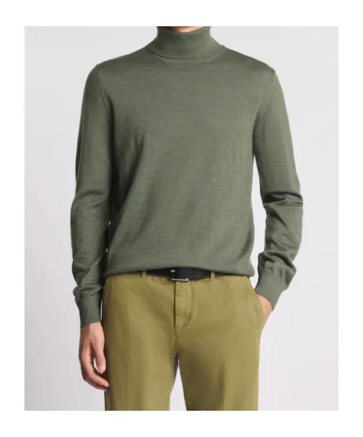 High Neck Wool Knitwear