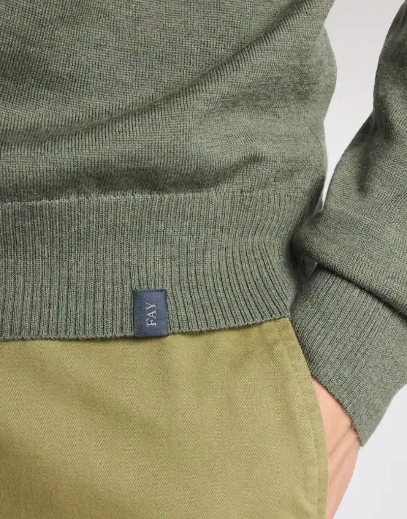 High Neck Wool Knitwear