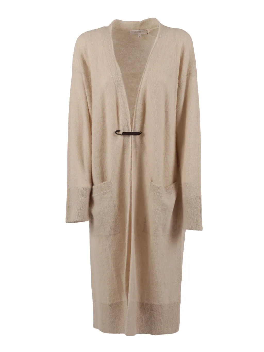 Long-Sleeved Patch Pocket Sweater