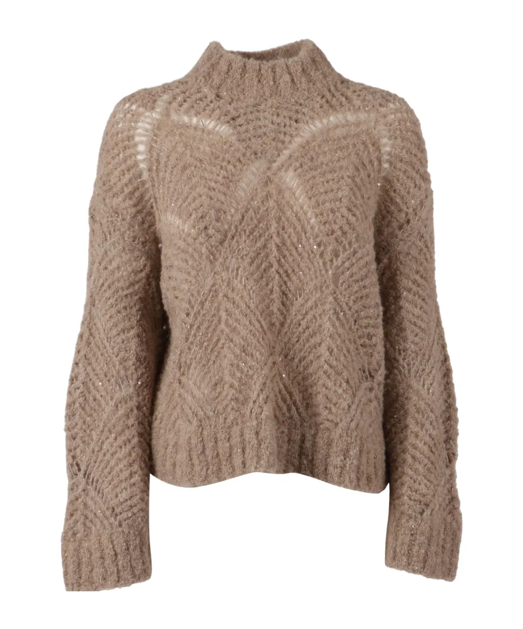 Long-Sleeved Knitted Sweater