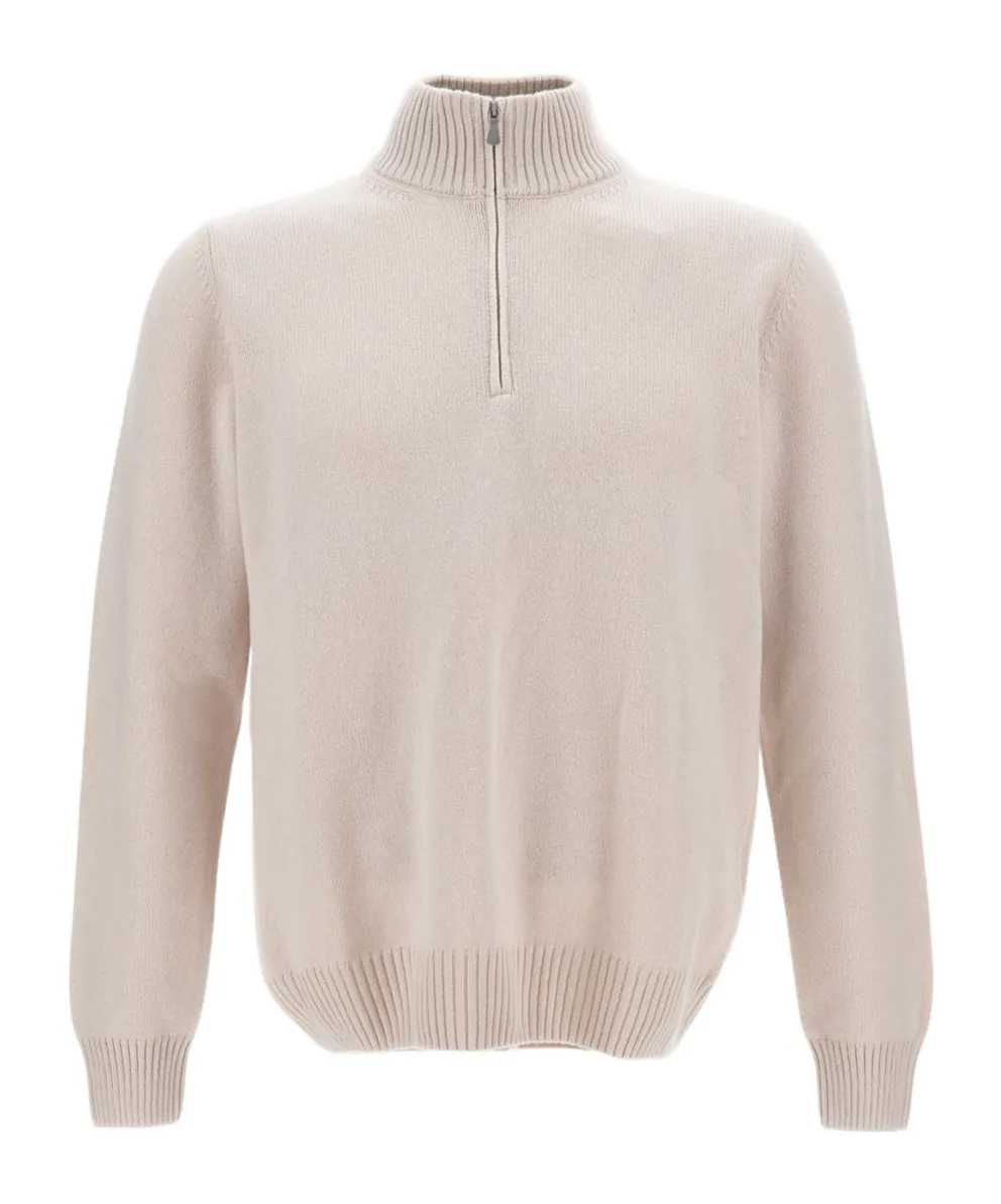 Long-Sleeved Half-Zip Jumper