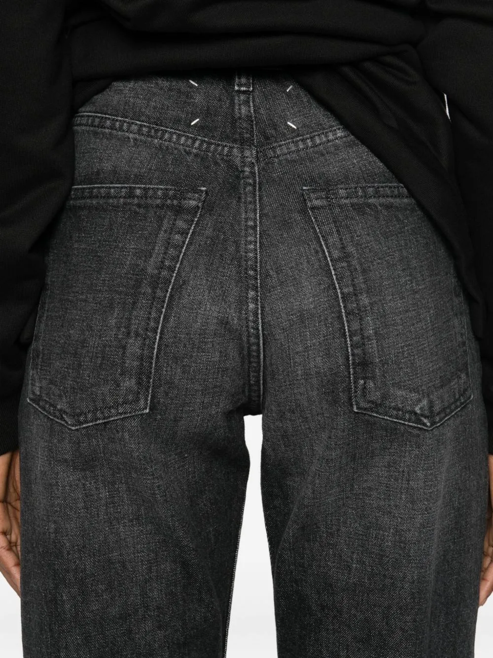 Straight-Leg Denim Jeans