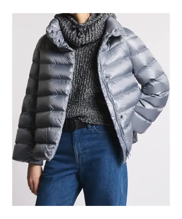 Down Jacket With Hook
