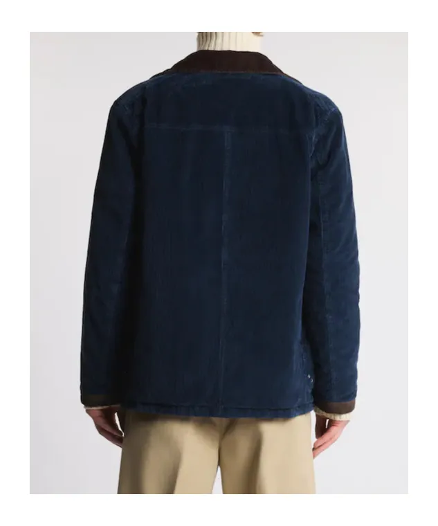 Toggle Fastening Corduroy Jacket