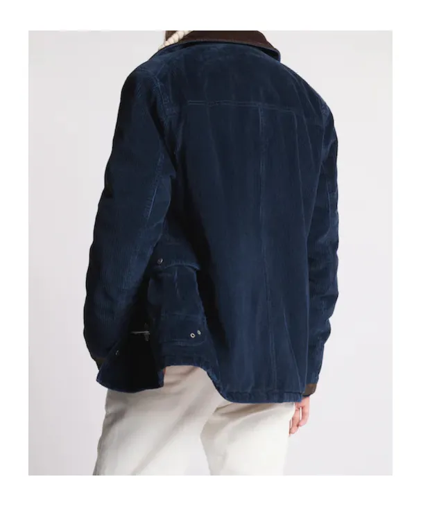 Toggle Fastening Corduroy Jacket