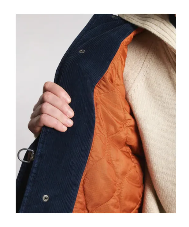 Toggle Fastening Corduroy Jacket