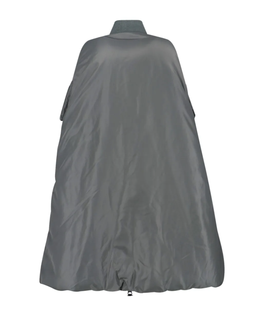 Zippered Long-Sleeved Cotton Jacket
