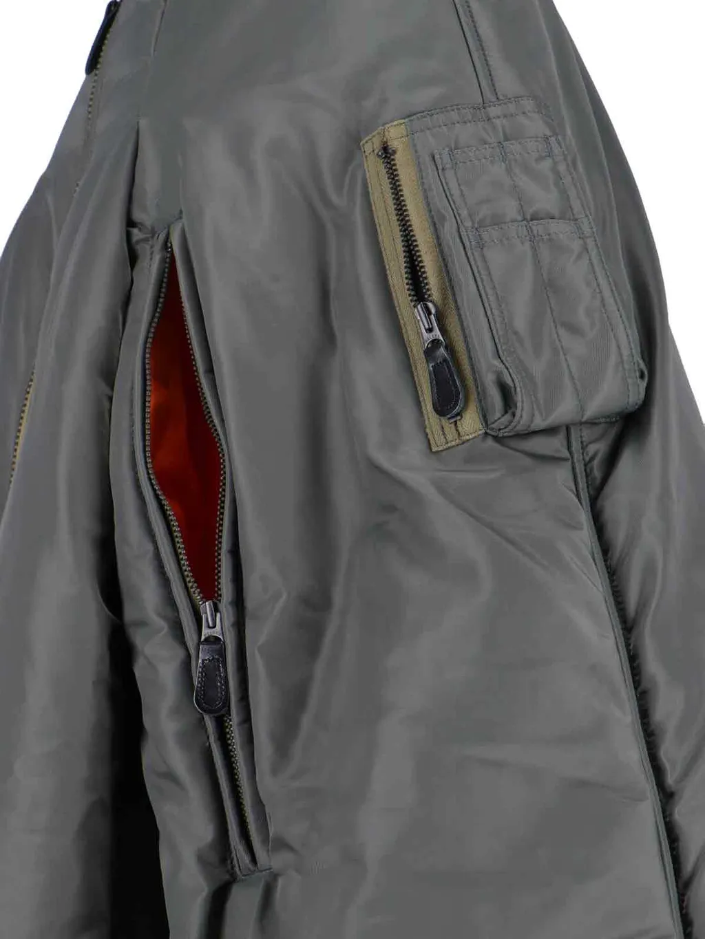 Zippered Long-Sleeved Cotton Jacket