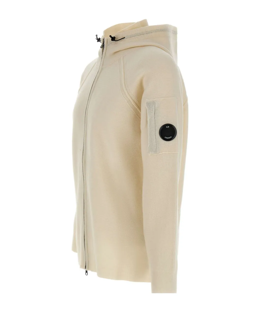 Hooded Full Zip Sweater