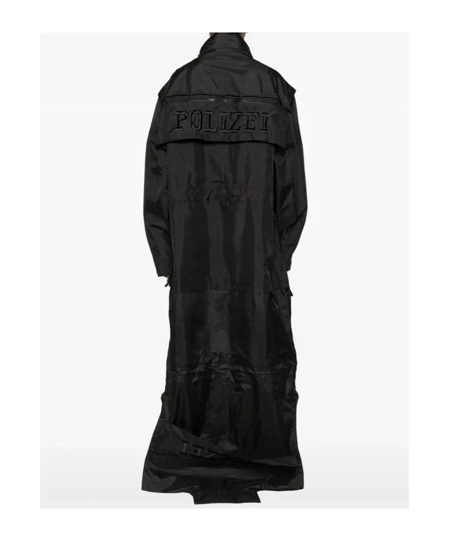 Multiple-Pocket Long Coat
