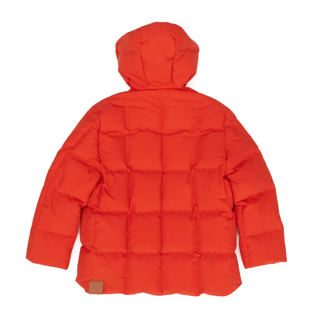 Zip-Up Hooded Down Coat