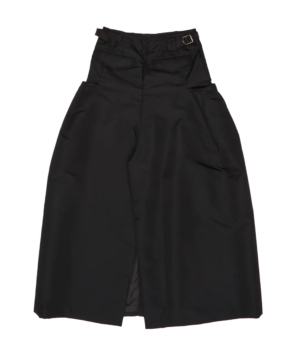 Buckle-Detail Wide-Leg Trousers