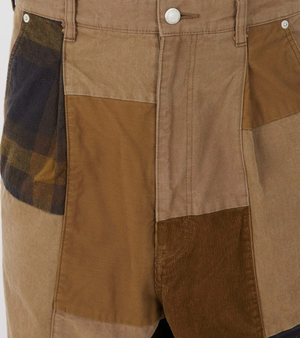 Corduroy Patchwork Trousers