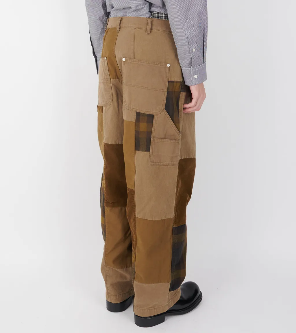 Corduroy Patchwork Trousers