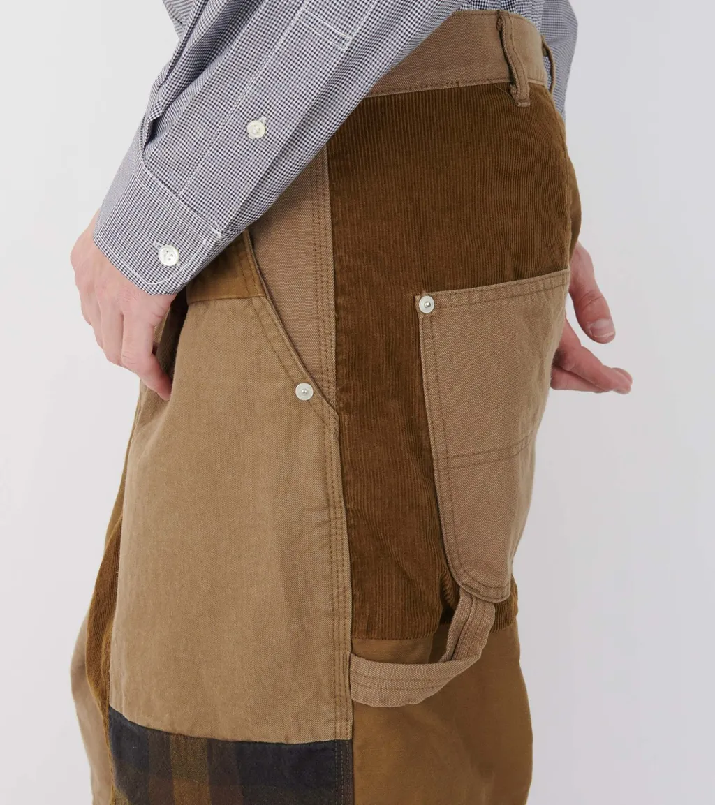 Corduroy Patchwork Trousers