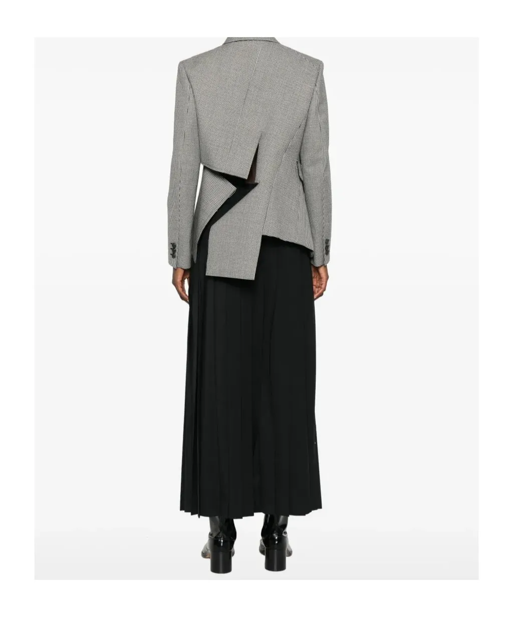 Houndstooth Panelled Jacket
