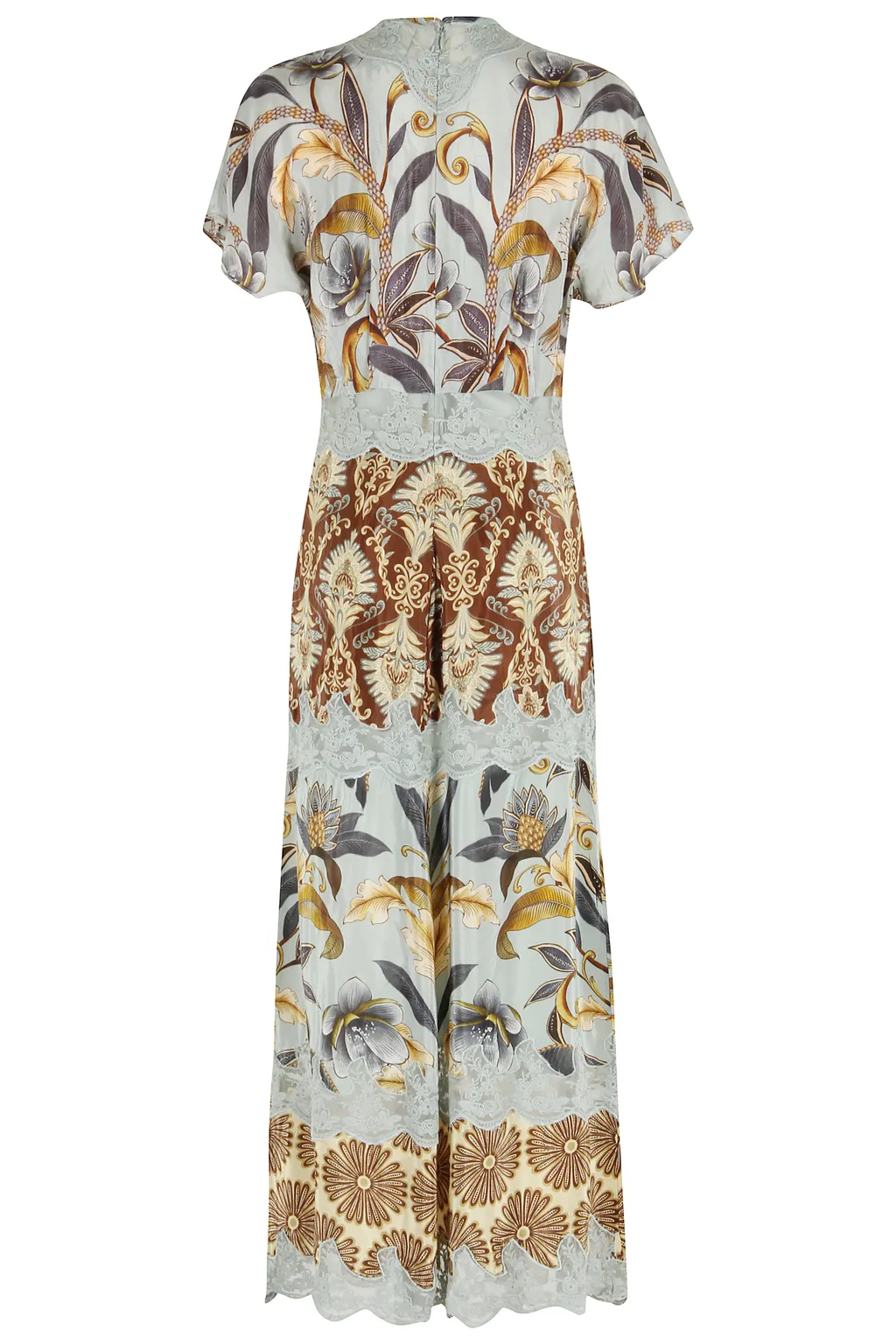 Mixed Snake Garden Maxi Dress