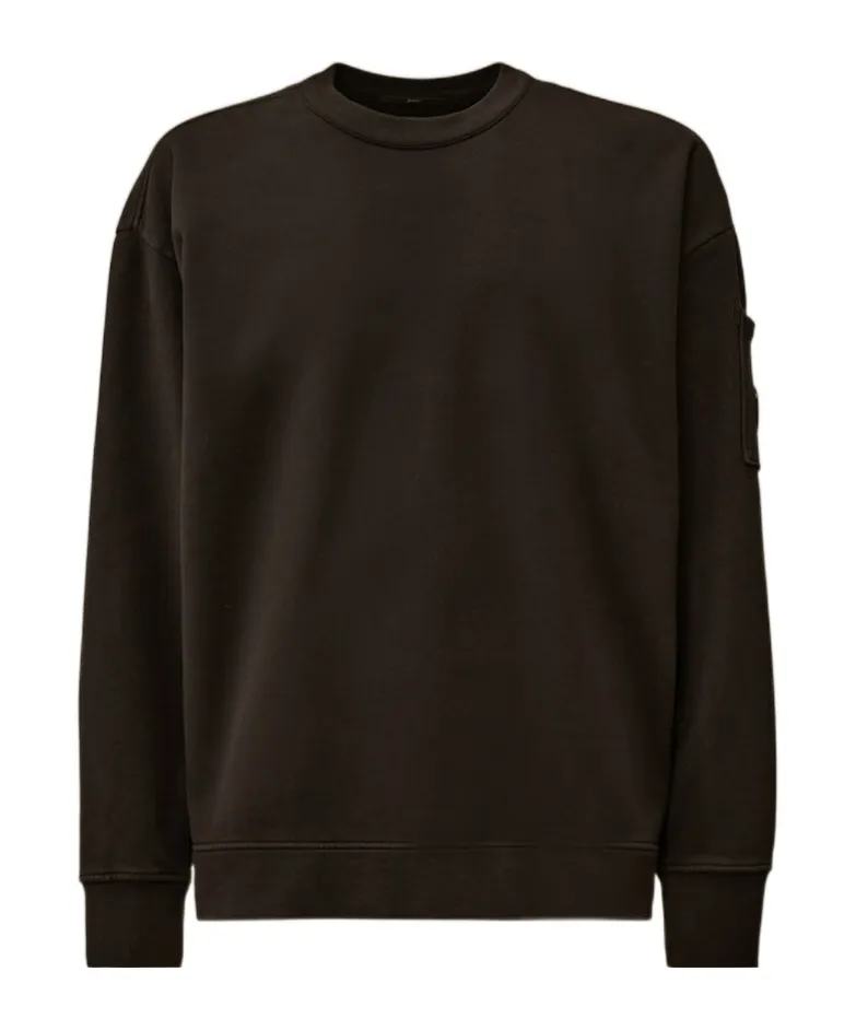 Lens-Appliqué Crewneck Sweater