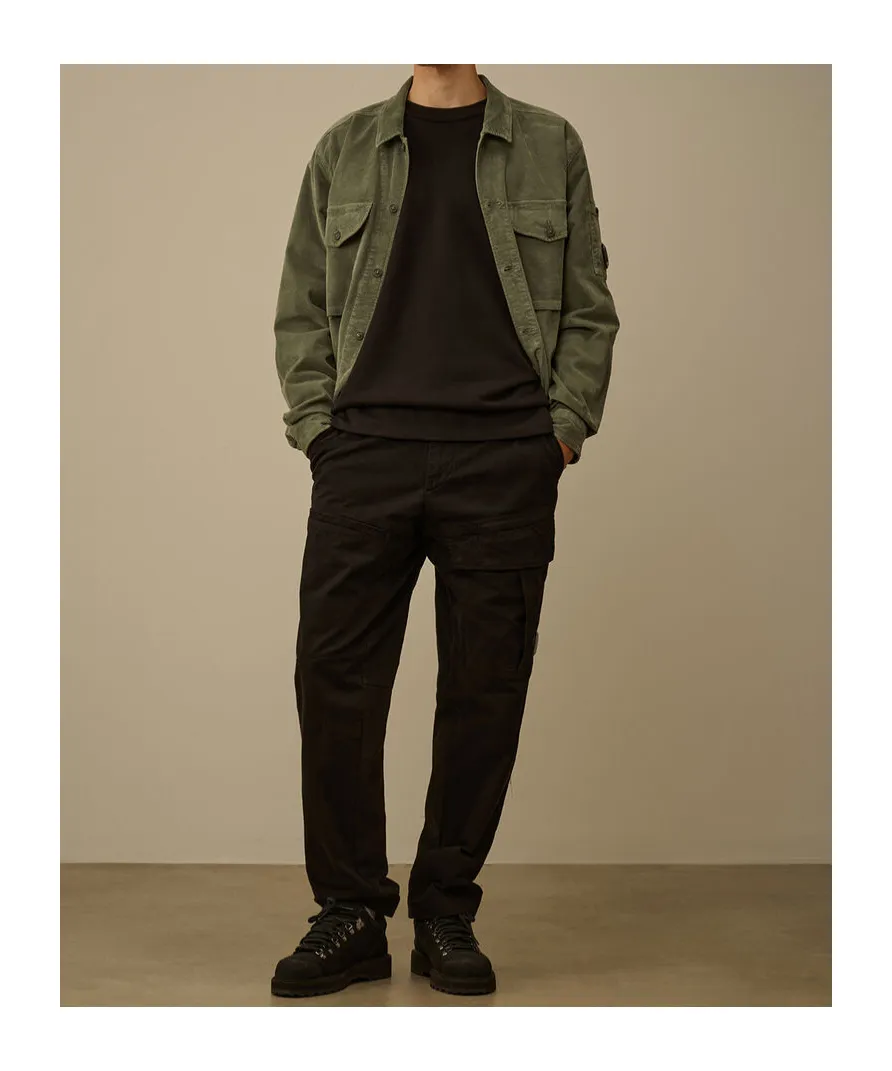 Lens-Appliqué Crewneck Sweater