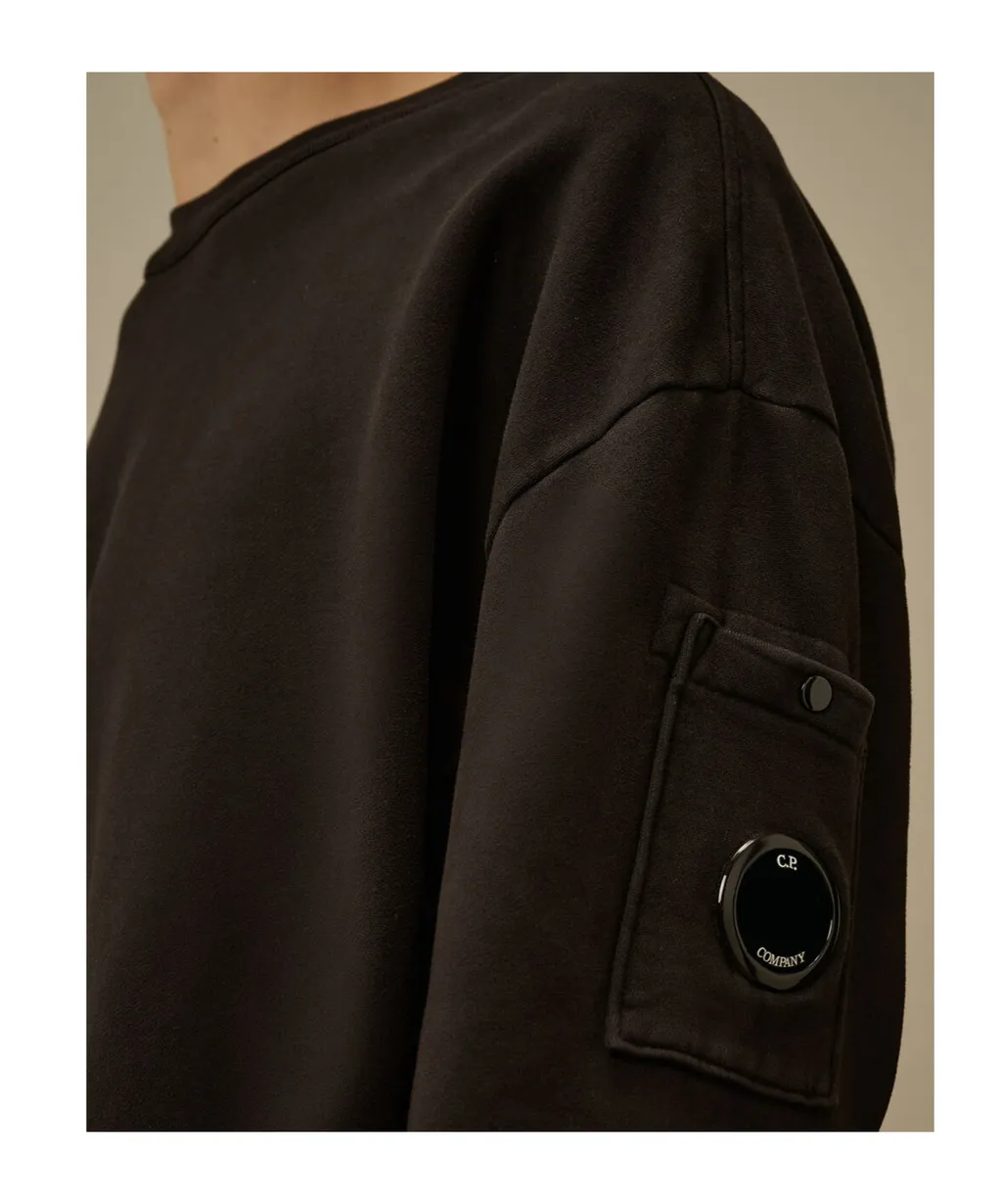 Lens-Appliqué Crewneck Sweater