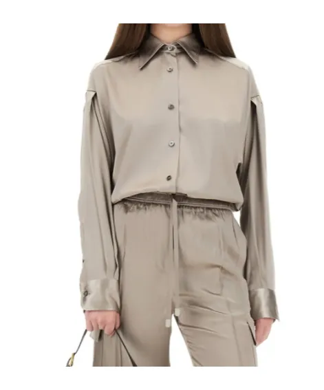 Satin Relaxed Fit Shirt