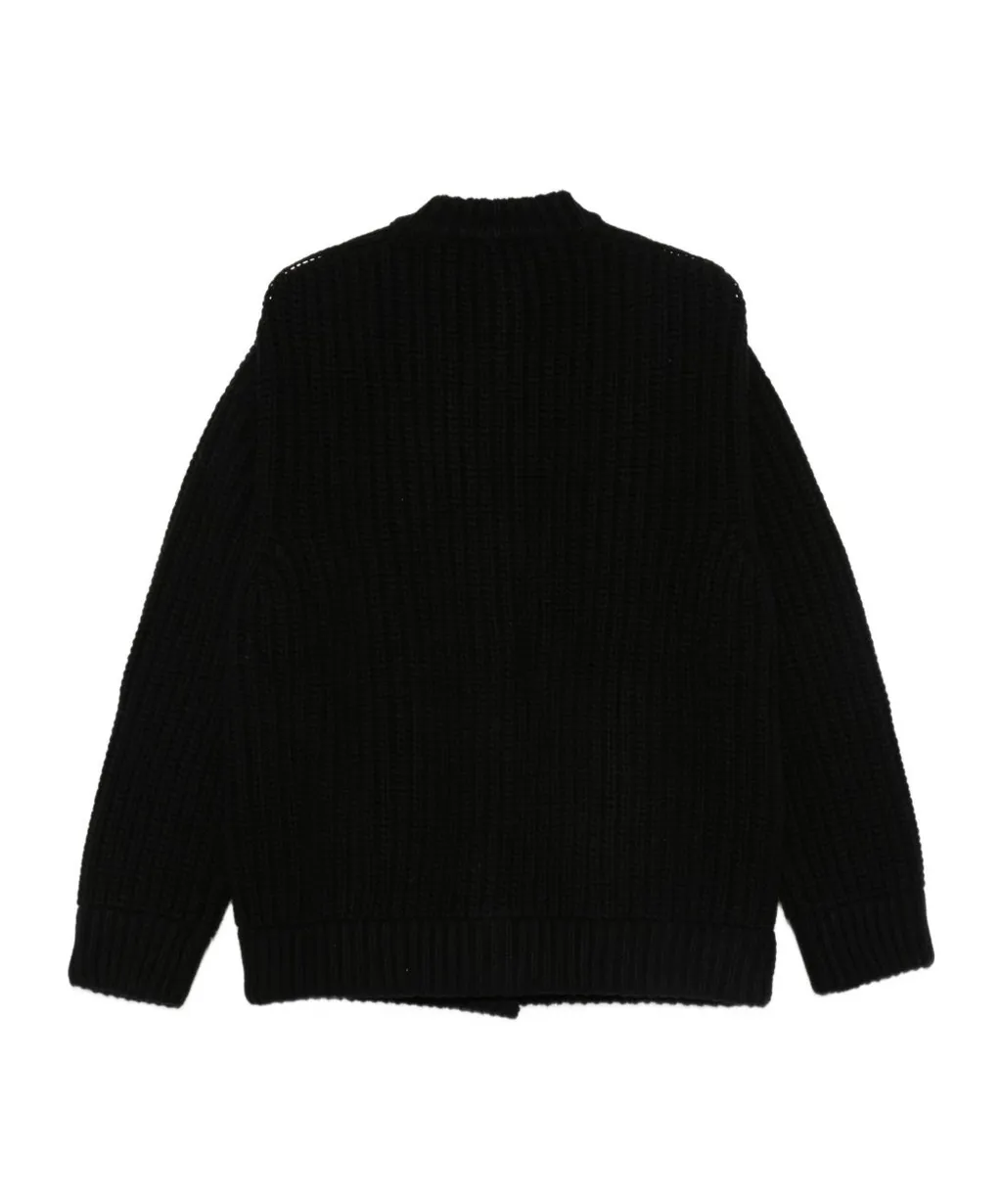 Button Long-Sleeved Sweater