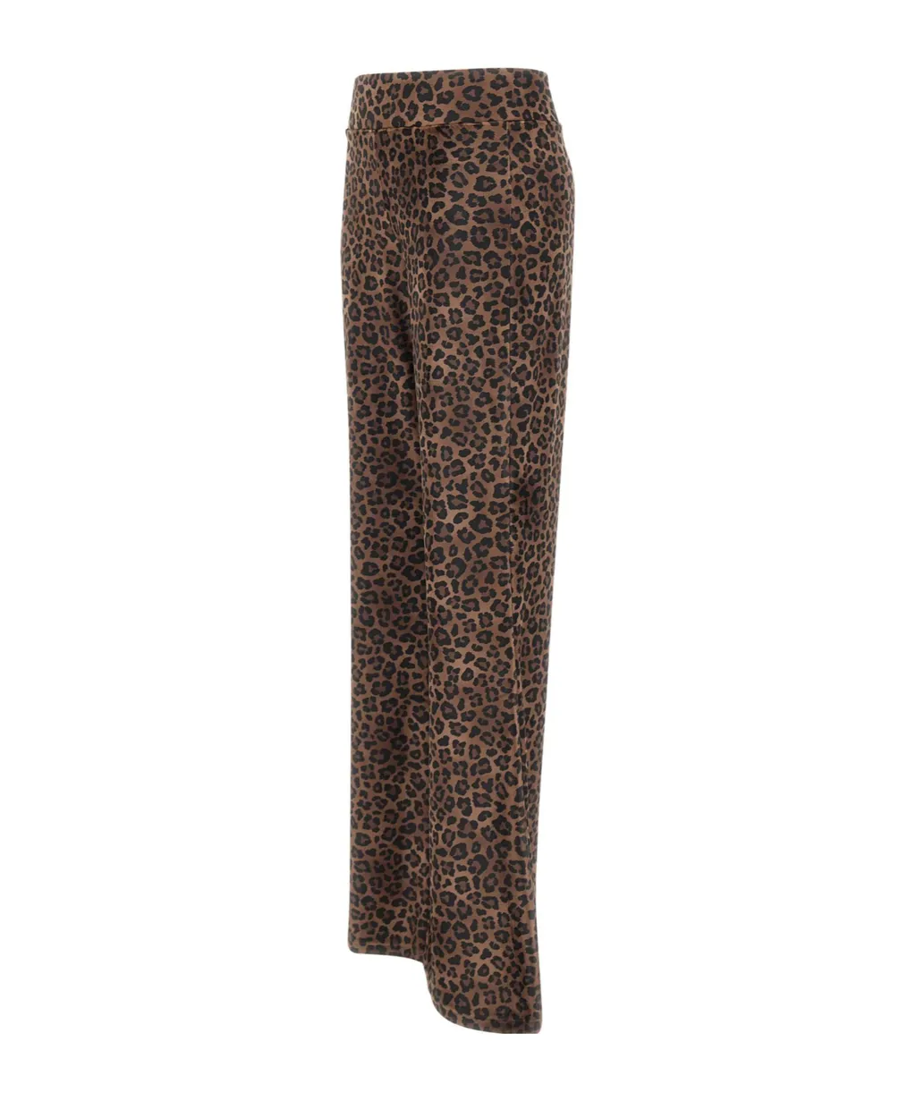 Wide-Leg Casual Pants