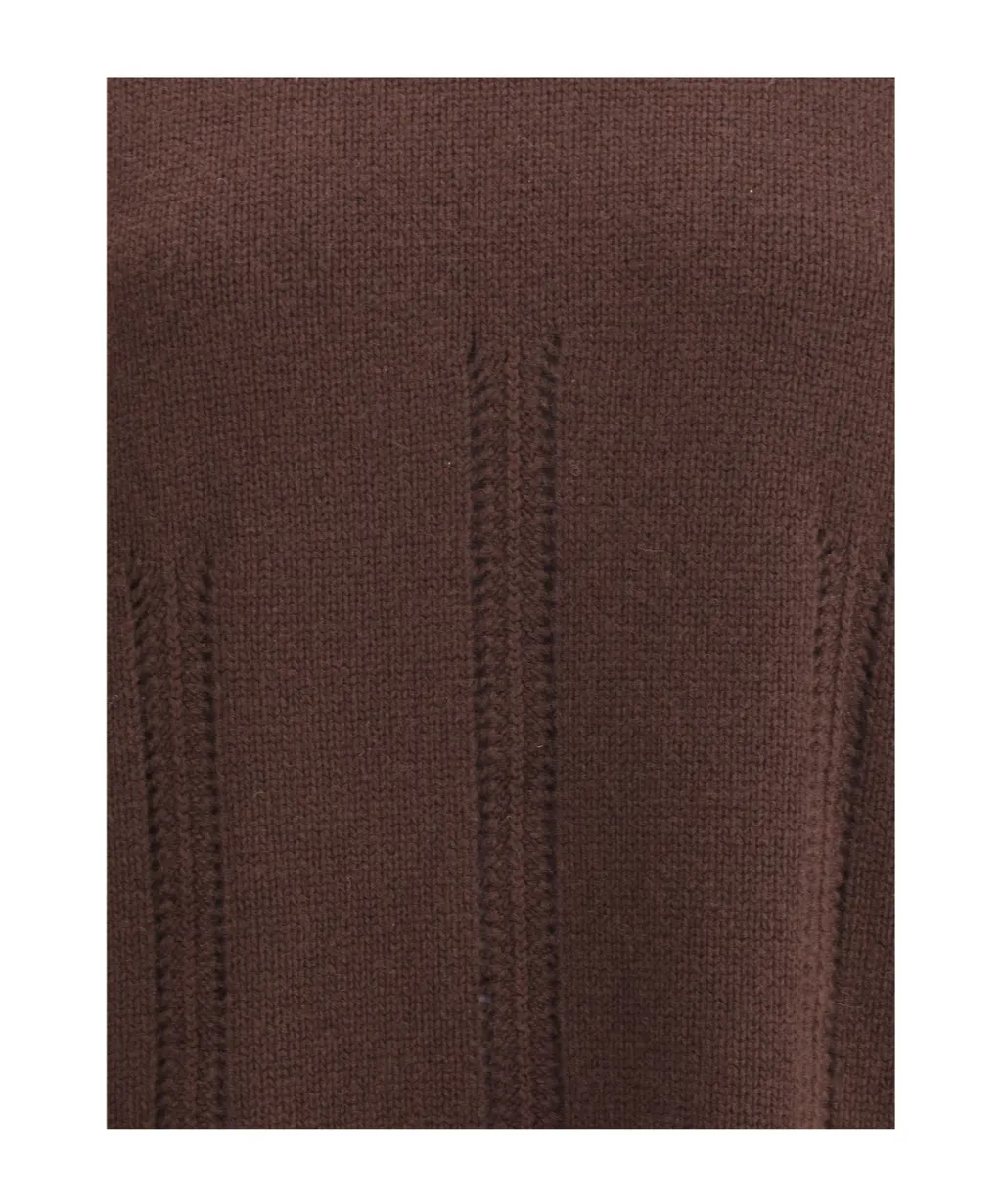 High-Neck Ribbed Jumper