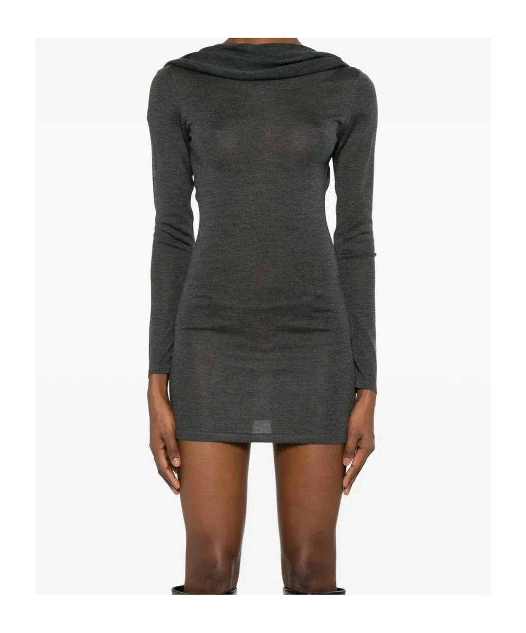 Long-Sleeve Mini Dress