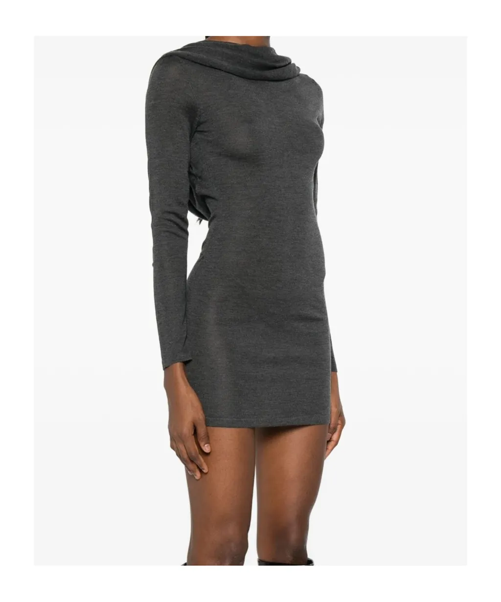 Long-Sleeve Mini Dress