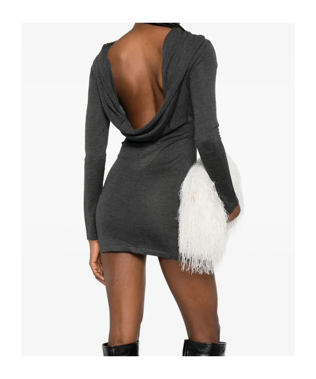 Long-Sleeve Mini Dress