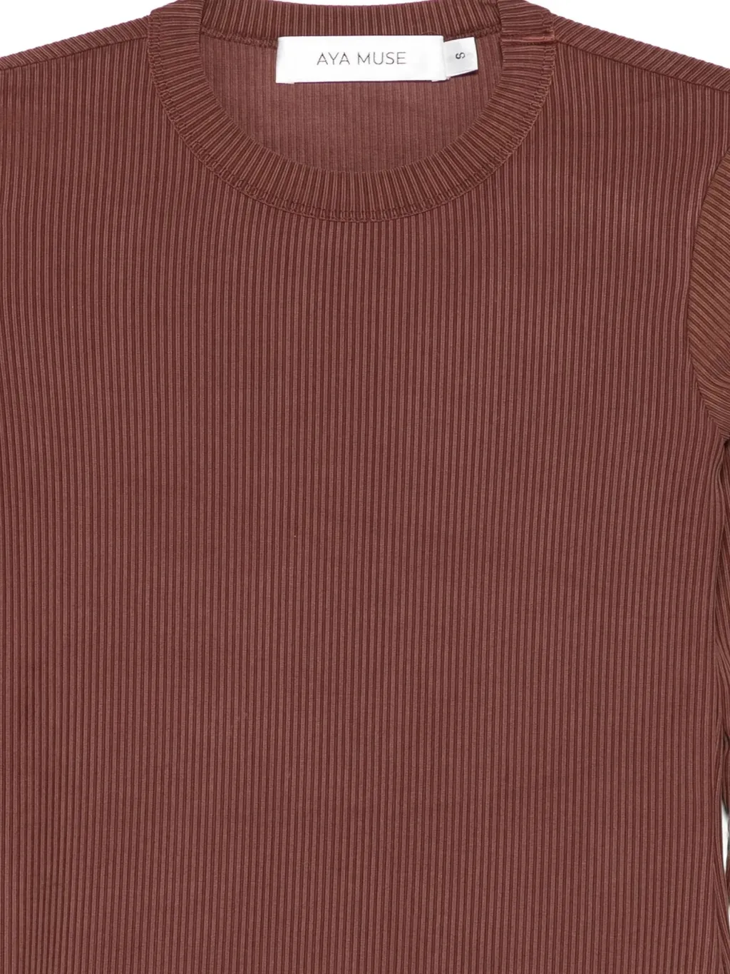 Fine-Ribbed T-Shirt