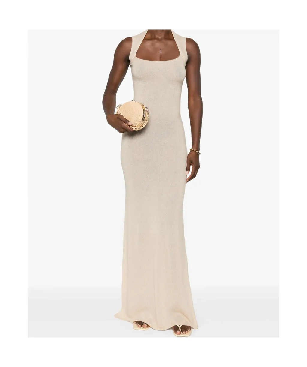 Gathered Maxi Dress