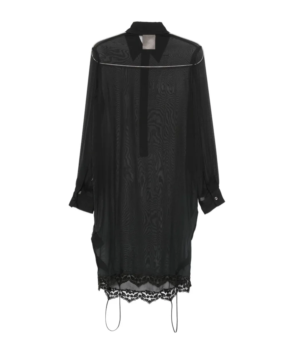 Lace-Trimmed Shirt