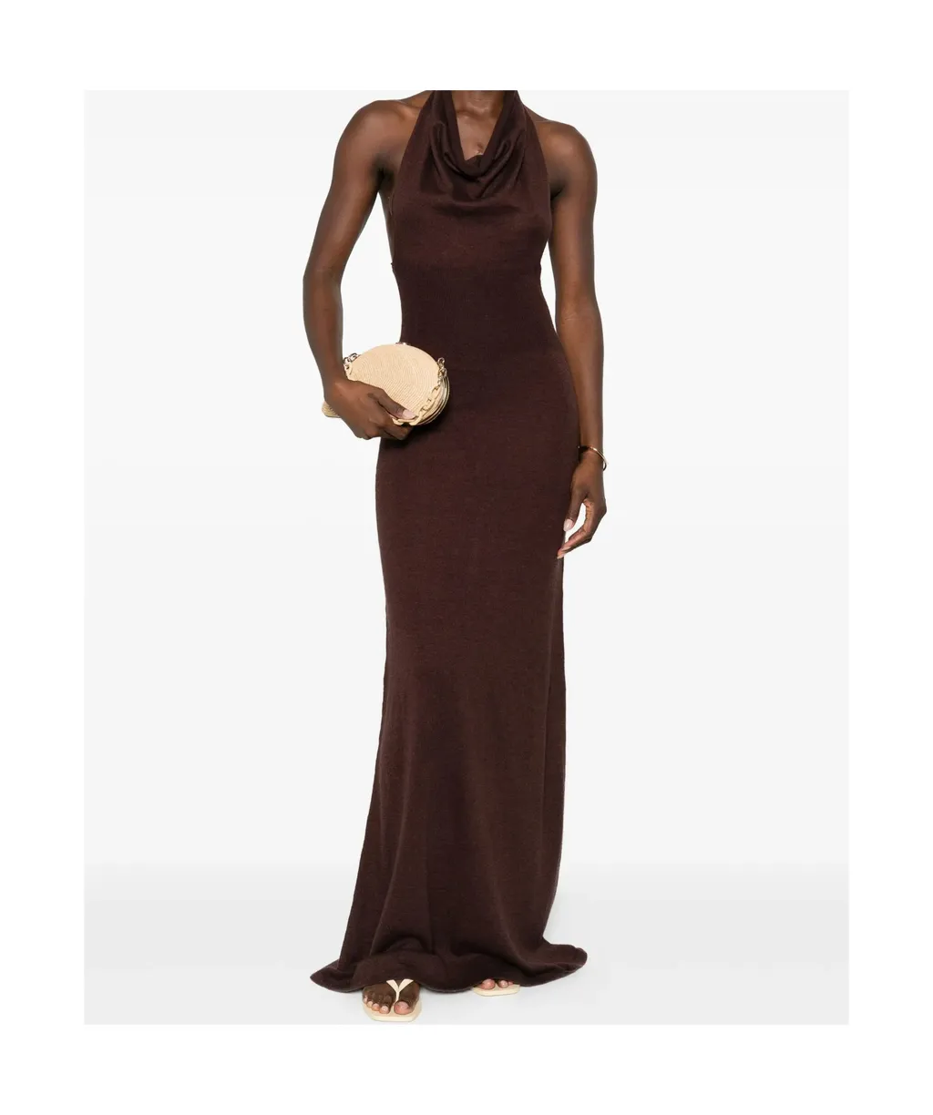 Reed Halterneck Maxi Dress