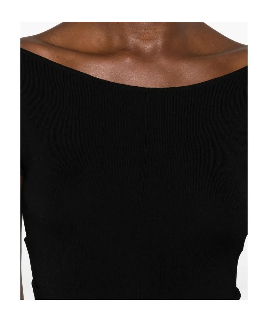 Fine-Ribbed Maxi Dress