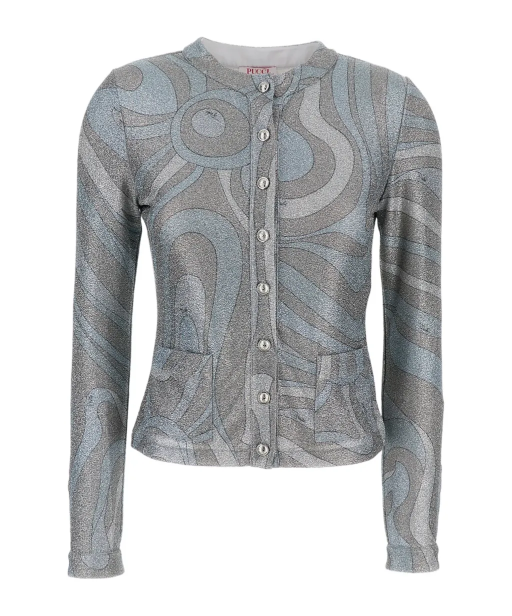 Iride Print Cardigan